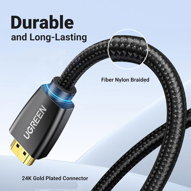 Cabo de Vídeo Ugreen Hdmi Macho/Fêmea 4k-60Hz 10M Preto