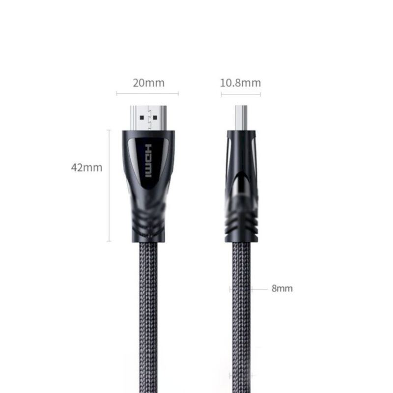 Cabo de Vídeo Ugreen Hdmi 2.1 8k-60Hz Macho/Macho 5M Preto