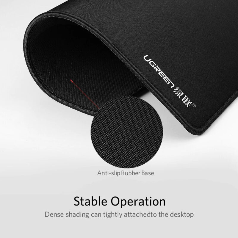 Mouse Pad Ugreen Borracha Antiderrapante Pequeno Preto