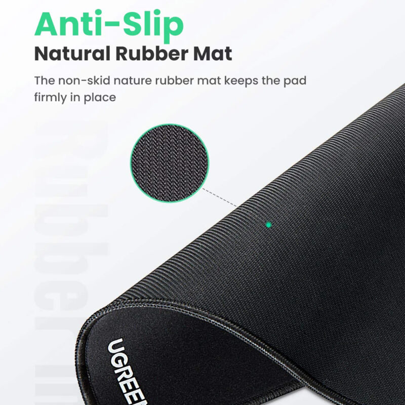 Mouse Pad Ugreen Borracha Antiderrapante Pequeno Preto
