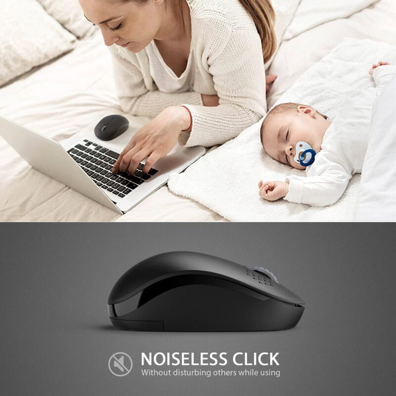 Mouse Sem Fio Seenda Wgsb 012 Mouse Wireless 2.4G Preto