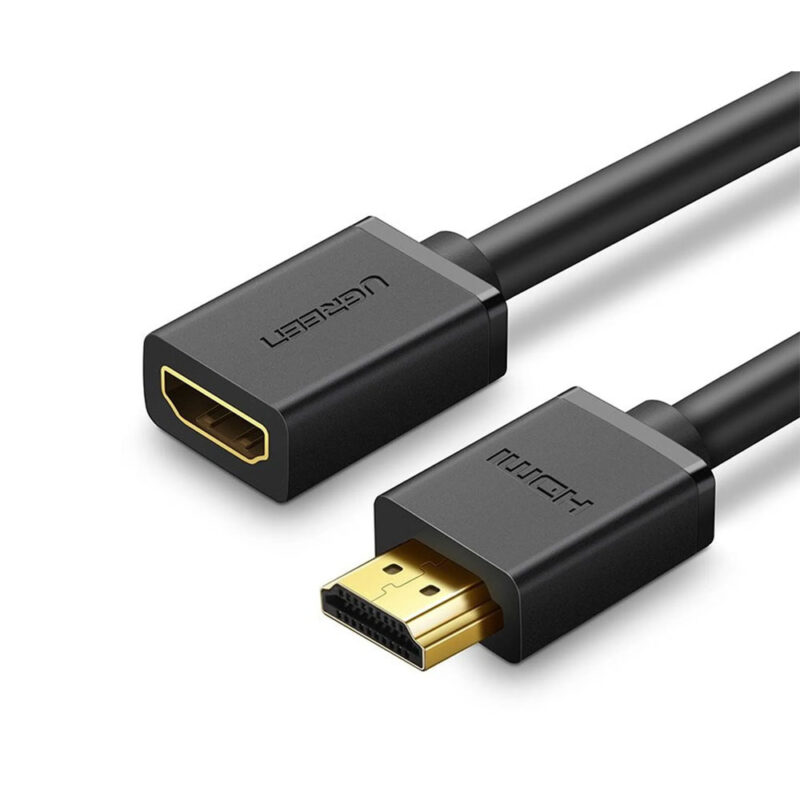 Cabo Extensor de Vídeo Ugreen Hdmi Macho/Fêmea 0.5M Preto