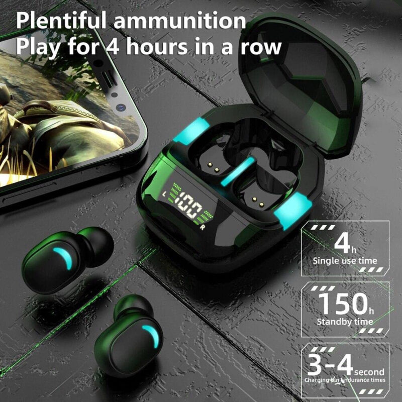 Fone de Ouvido Sem Fio G7s MPOWER In-ear Bluetooth 5.0 Preto