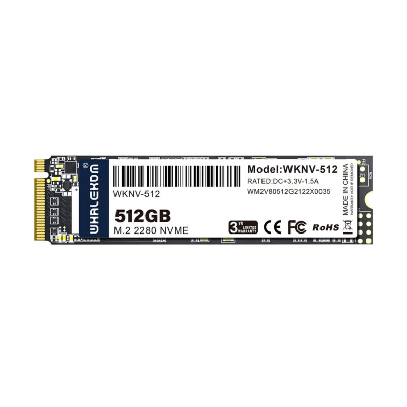 Disco Sólido Interno Whalekom Ssd 512gb N80 Series NVMe 2280