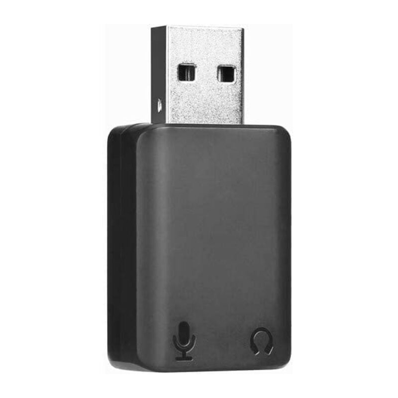 Adaptador de Áudio Boya By-ea2 Usb A para 3.5mm Fêmea Preto
