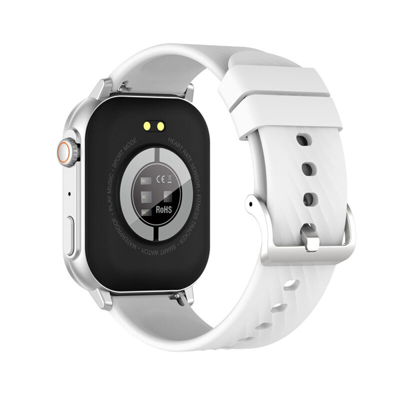 Relógio Inteligente Zwear ZL94 Chamadas BT 5.2 Tela 2.0 pol. Prata