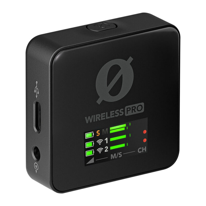 Microfone Lapela Rode Wireless Pro p/Câmera Pc Celular Preto