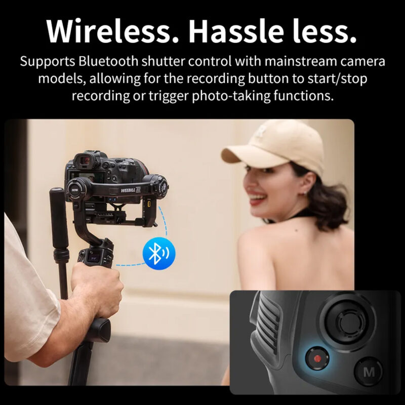 Estabilizador Zhiyun Weebill 3S Combo Gimbal p/Câmera Preto
