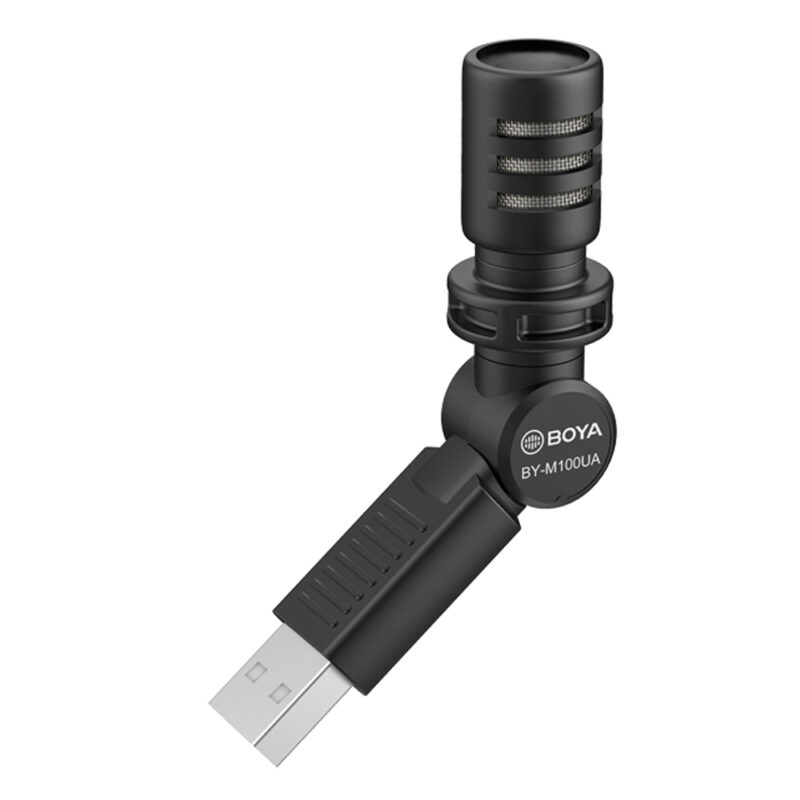 Microfone Portátil Boya By-m100ua Usb A Pc Windows Mac Preto