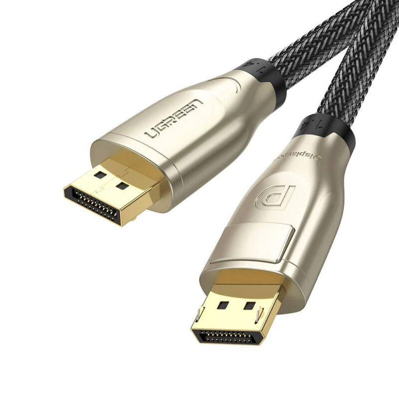 Cabo de Vídeo Ugreen DisplayPort 1.4 Macho/Macho 3M Preto