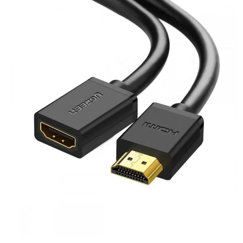 Cabo Extensor de Vídeo Ugreen Hdmi Macho/Fêmea 0.5M Preto