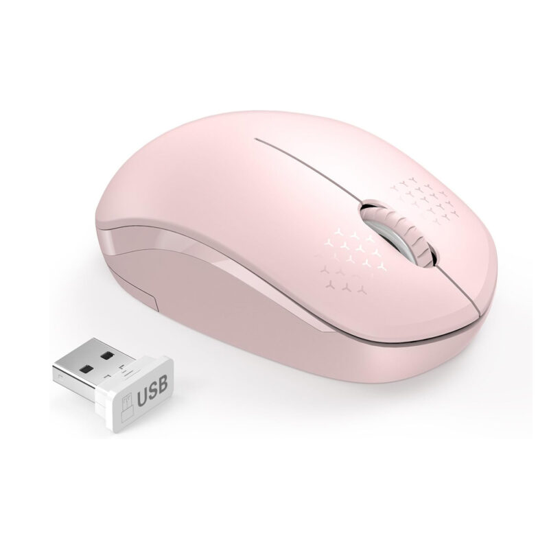 Mouse Sem Fio Seenda Wgsb 012 Mouse Wireless 2.4G Rosa