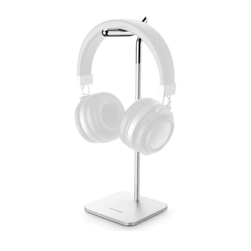 Suporte de Mesa Headset Ugreen para Fone Ouvido Metal Prata
