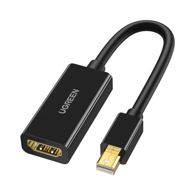 Adaptador Ugreen Mini displayPort Macho p/Hdmi Fêmea Preto