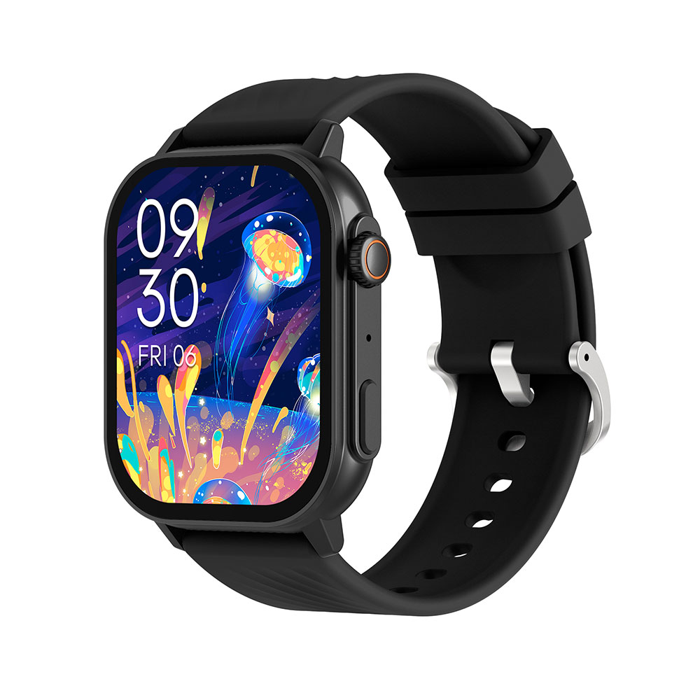 Relógio Inteligente Zwear ZL94 Chamadas BT 5.2 Tela 2.0 pol. Preto