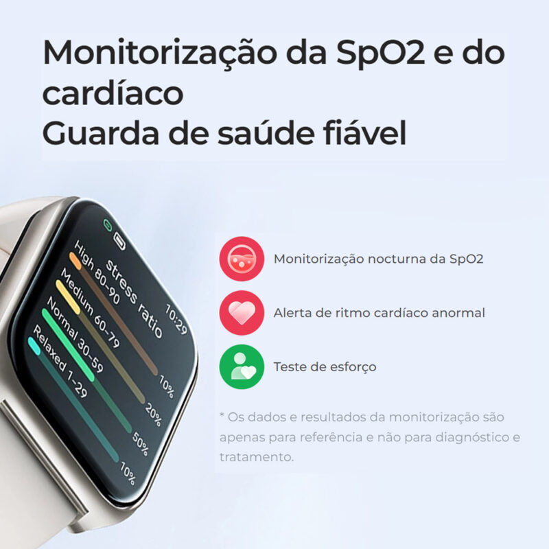 Relógio Inteligente Haylou Watch Ls02 Pro Bt 5.3 Tela 1.85 Prata