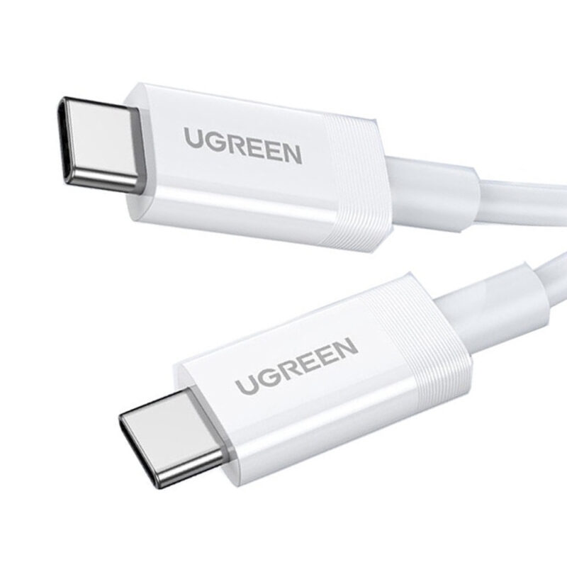 Cabo Dados Ugreen Usb 4.0 Tipo C 3 Gen Macho 8k 0.8M Branco