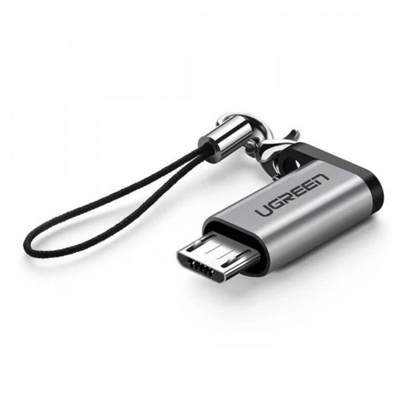 Adaptador Ugreen Us282 Micro Usb Macho para Tipo C Fêmea