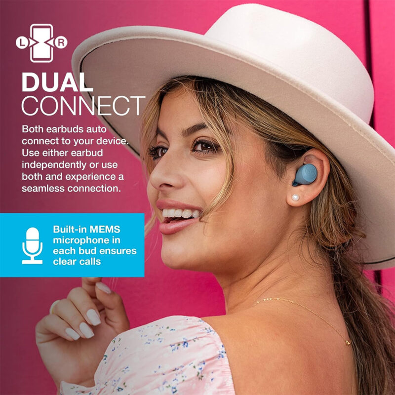 Fone de Ouvido Sem Fio Jlab Go Air Pop Bluetooth 5.1 Ardósia