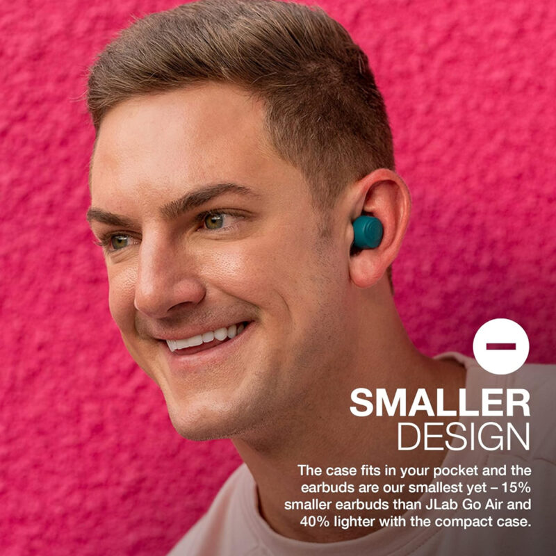 Fone de Ouvido Sem Fio Jlab Go Air Pop Bluetooth 5.1 Teal