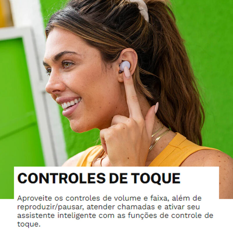 Fone de Ouvido Sem Fio Jlab Go Air Pop Bluetooth 5.1 Lilac