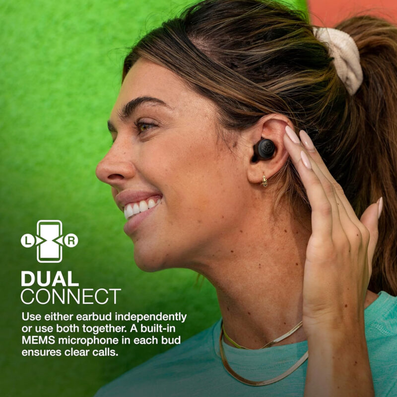 Fone de Ouvido Sem Fio Jlab Go Air Pop Bluetooth 5.1 Preto