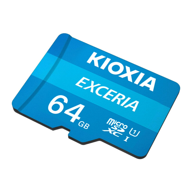 Cartão de Memória Micro Sd Kioxia 64gb Exceria 100Mbs e Adap