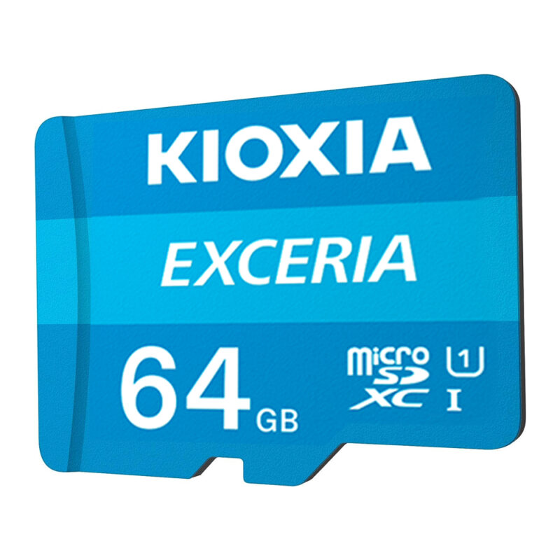 Cartão de Memória Micro Sd Kioxia 64gb Exceria 100Mbs e Adap