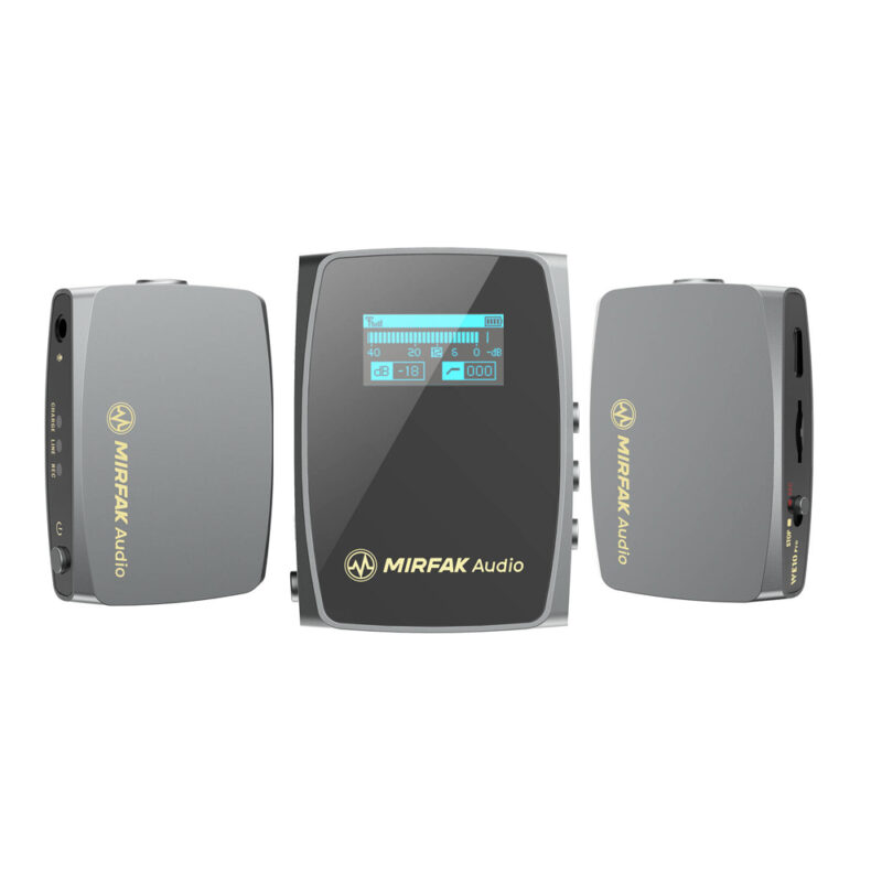 Microfone Lapela 2.4Ghz Mirfak We10 Pro Câmera/Celular Preto