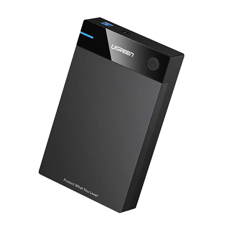Case Externa Usb 3.0 Ugreen p Hdd Sata 3.5 pol 5Gbps Preta