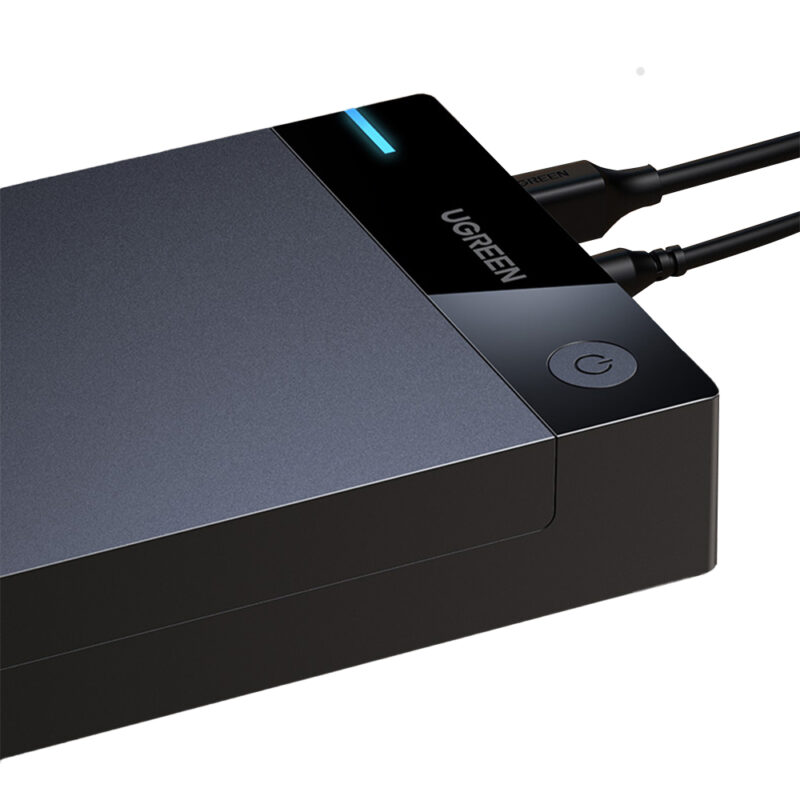 Case Externa Usb 3.0 Ugreen p Hdd Sata 3.5 pol 5Gbps Preta
