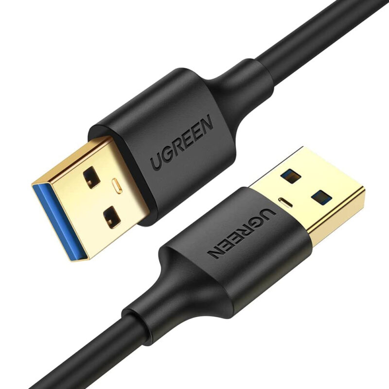 Cabo Usb 3.0 Macho para Macho Ugreen Tipo A 2 Metros Preto