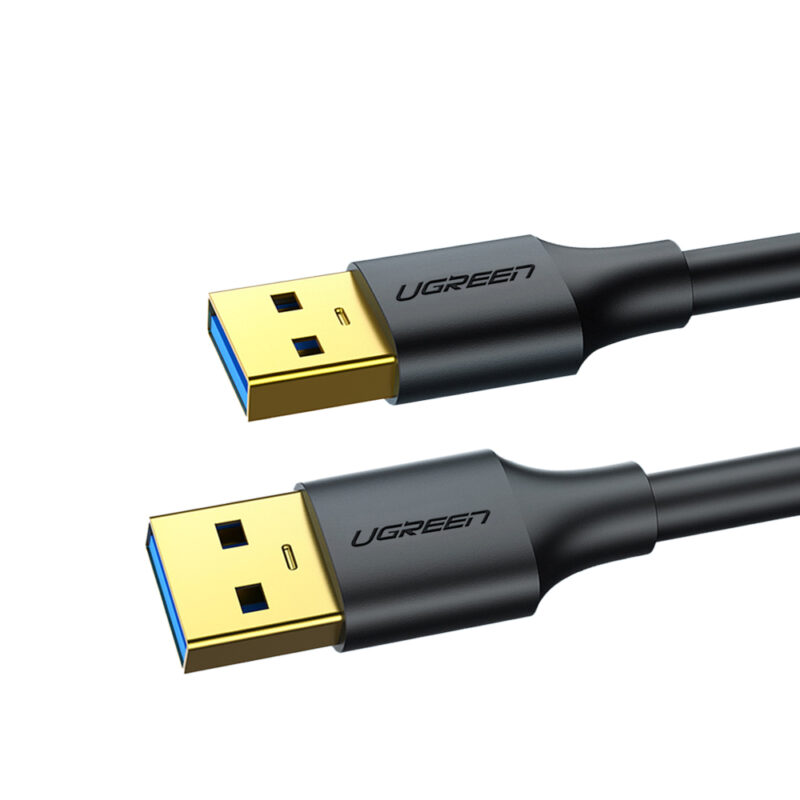 Cabo Usb 3.0 Macho para Macho Ugreen Tipo A 2 Metros Preto
