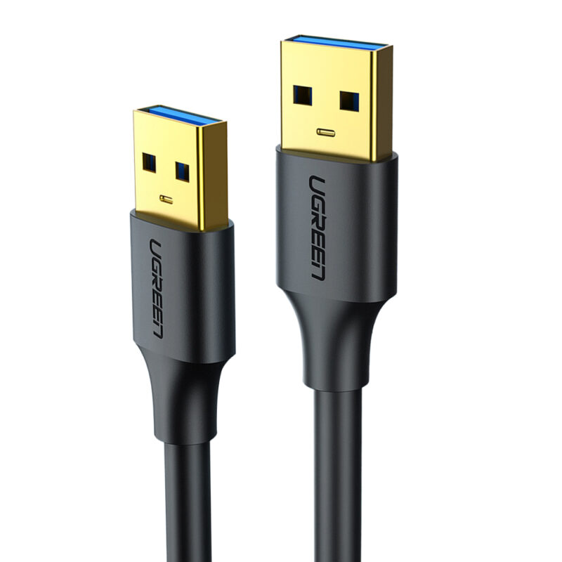 Cabo Usb 3.0 Macho para Macho Ugreen Tipo A 2 Metros Preto