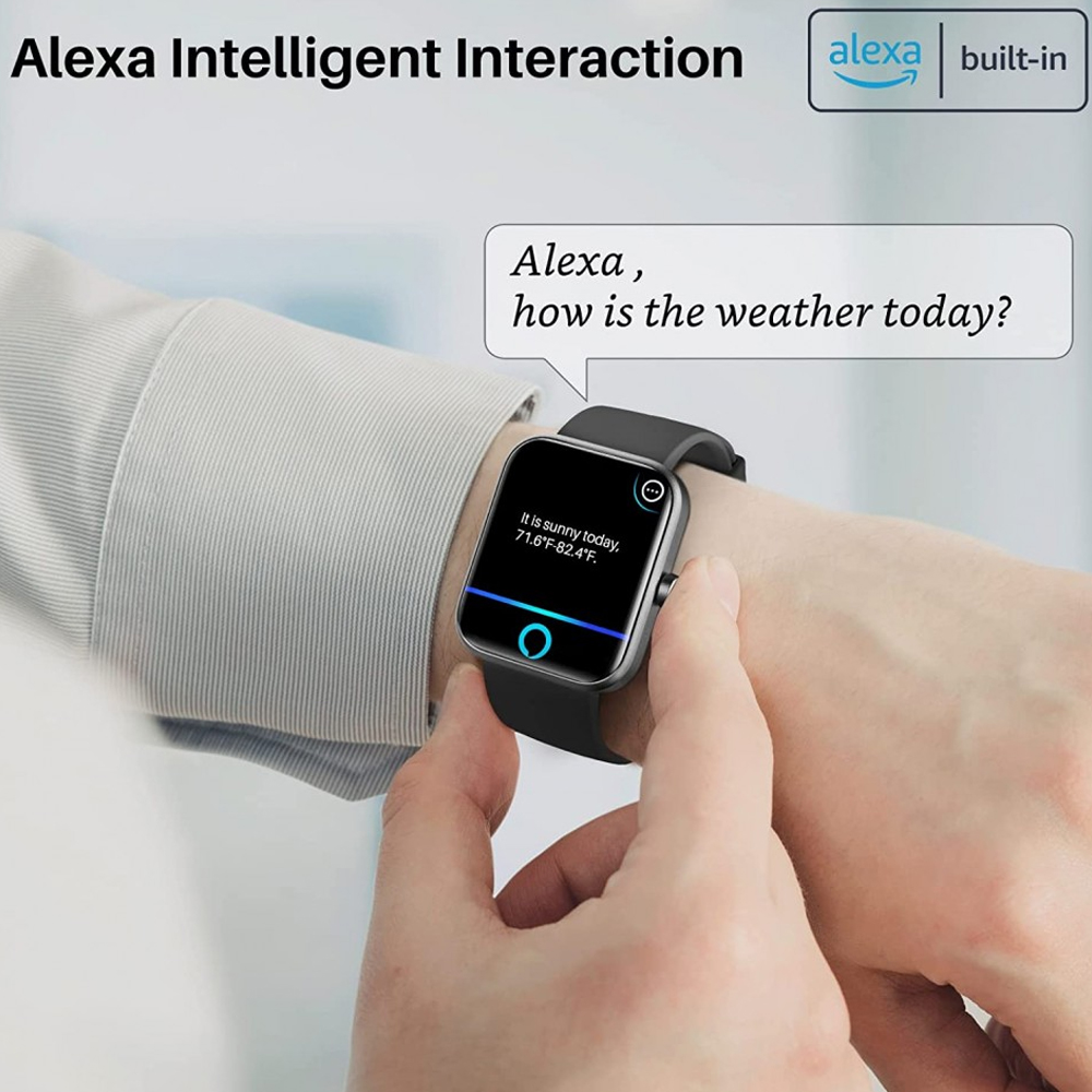 Relógio Smartwatch Tozo S2 Tela Hd de 1.69 pol. Preto