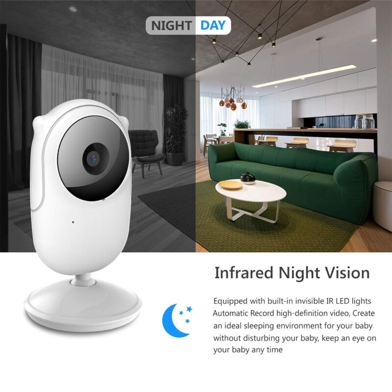 Babá Eletrônica Baby Monitor Tela 2.4” Câmera Sem Fio 2.4Ghz - SM25