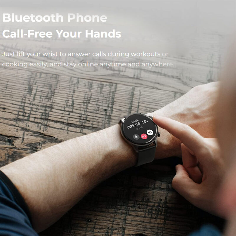 Relógio Smartwatch Xiaomi Haylou Ls16 BT 5.2 Tela 1.4 pol.