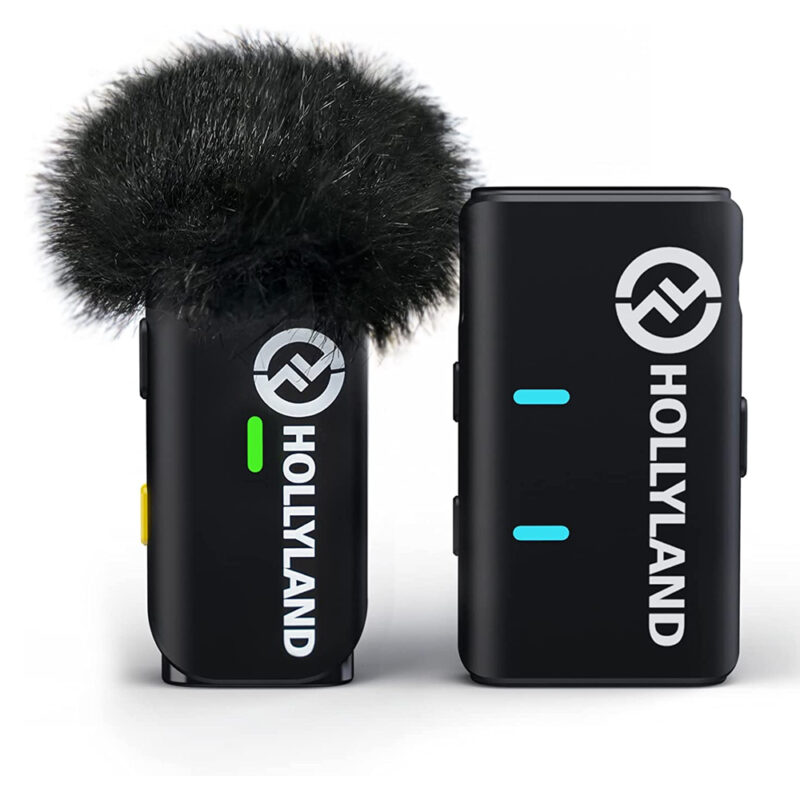 Sistema Microfone Sem Fio Hollyland Lark M1 p/1 Pessoa Preto