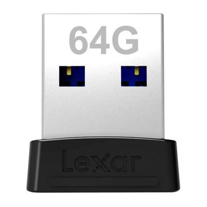 Pen Drive Lexar 64gb Jumpdrive S47 Usb 3.1 250Mbs Preto
