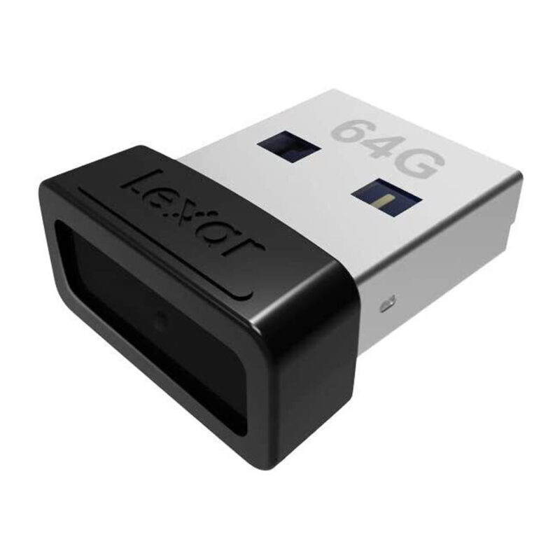 Pen Drive Lexar 64gb Jumpdrive S47 Usb 3.1 250Mbs Preto