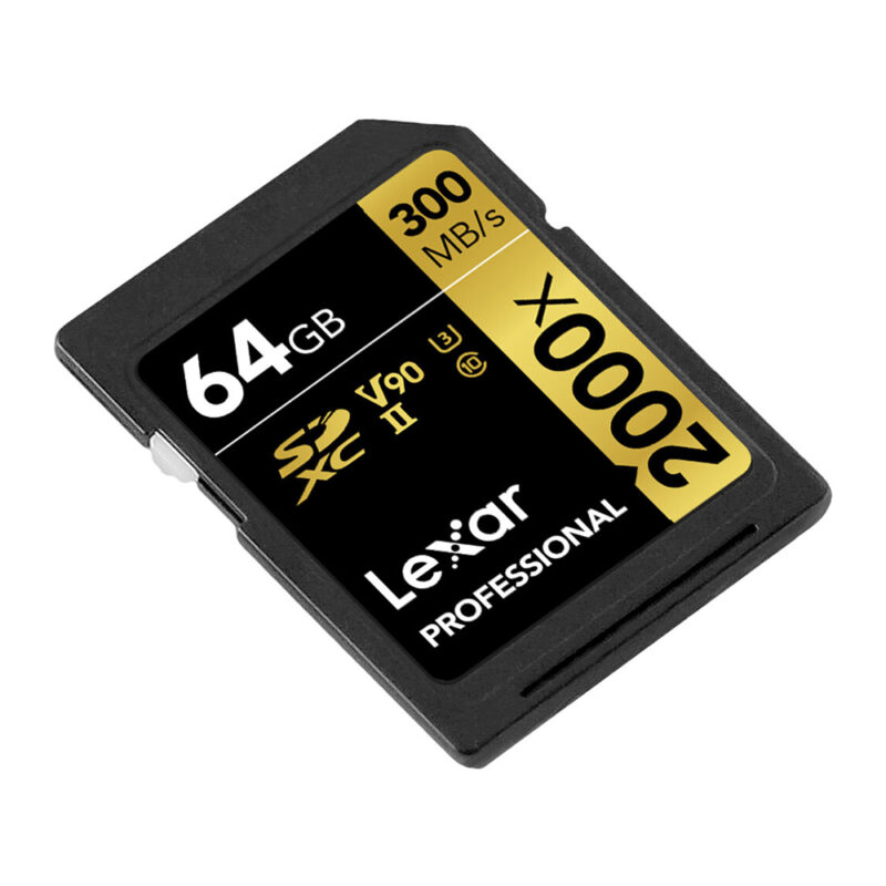 Cartão de Memória Lexar 64gb Cartão Sd Profissional 300Mbs
