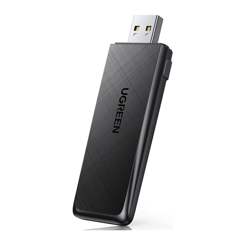 Ugreen Adaptador de Rede Wifi AC1300 Usb 3.0 Dual Band Preto
