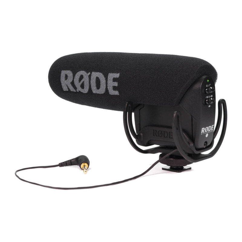 Microfone Shotgun Rode VideoMic Pro para Câmera Preto