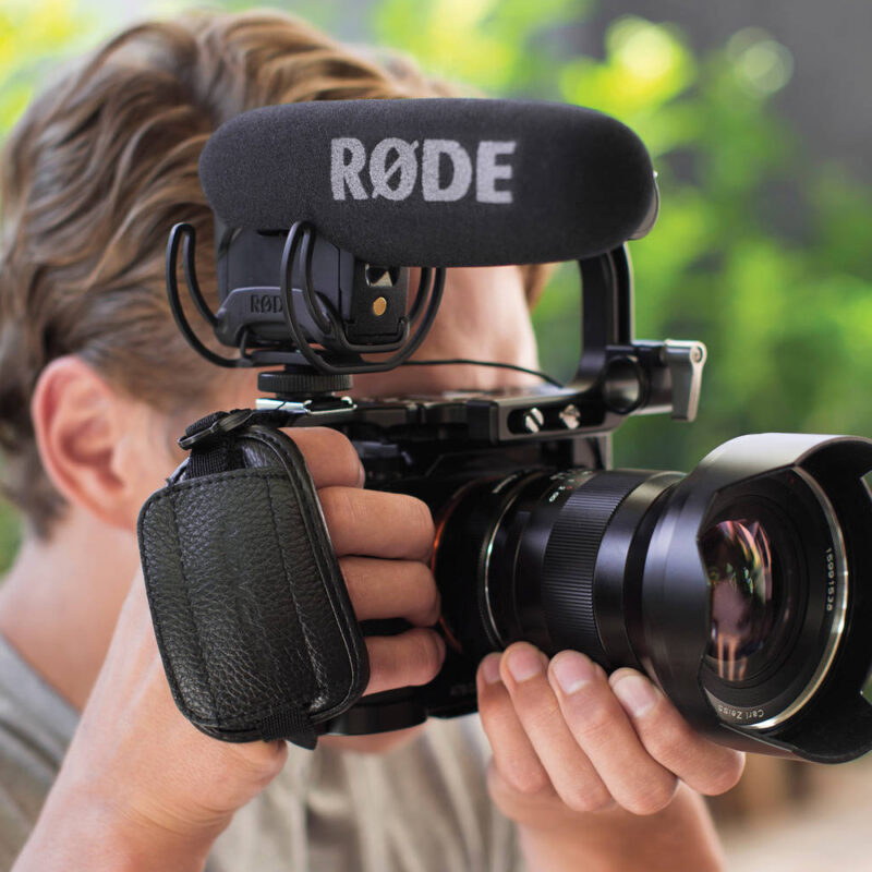 Microfone Shotgun Rode VideoMic Pro para Câmera Preto