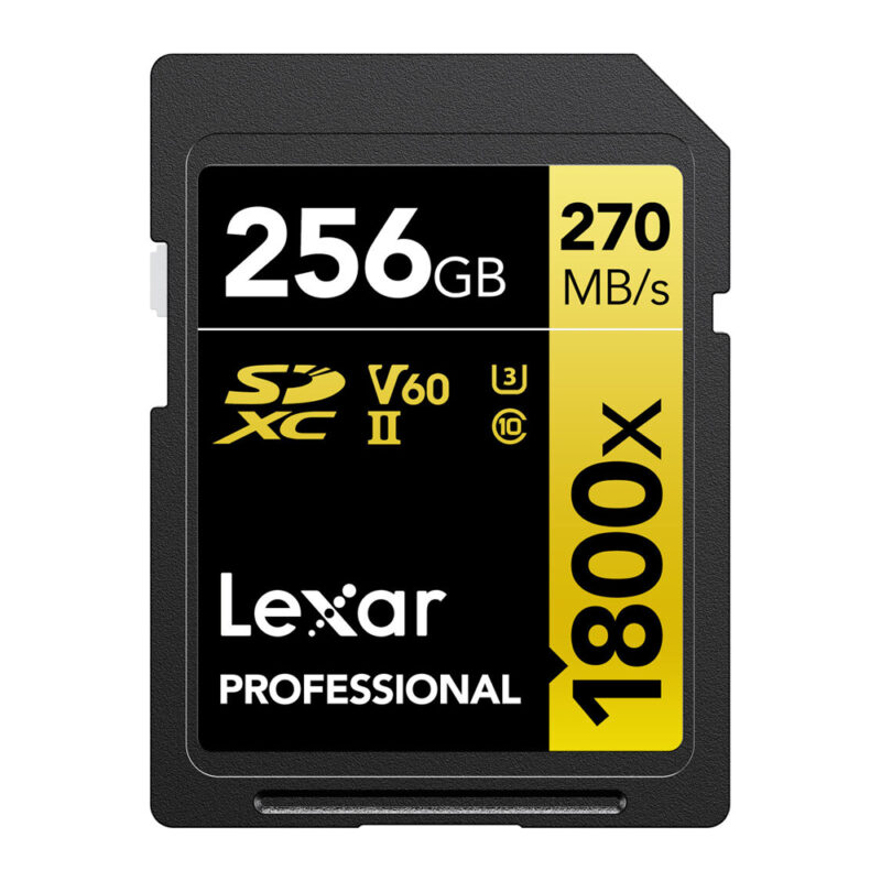 Cartão de Memória Lexar 256gb Cartão Sd Professional 270Mbs