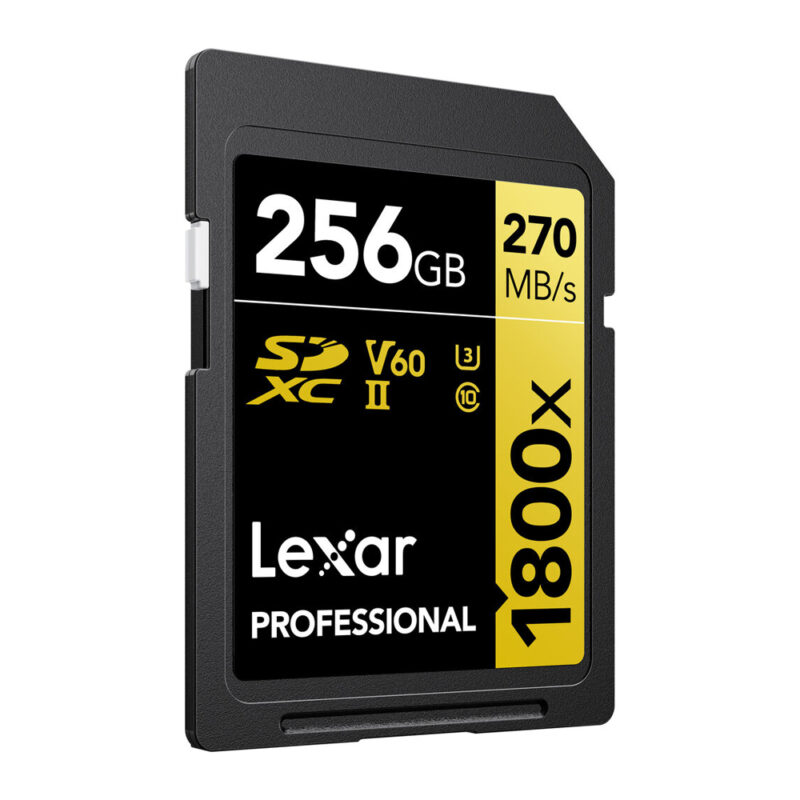 Cartão de Memória Lexar 256gb Cartão Sd Professional 270Mbs