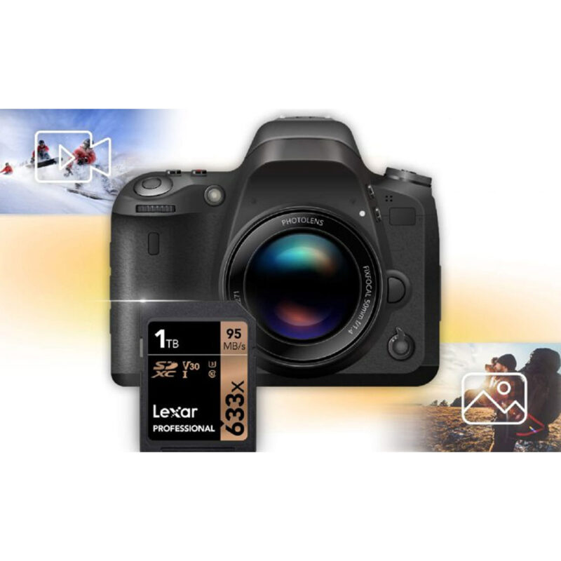 Cartão de Memória Lexar 1Tb Cartão Sd Professional 95Mbs