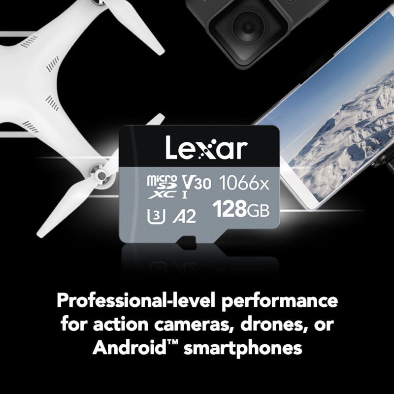 Cartão de Memória Micro Sd Lexar 128gb Cartão MicroSd e Adap