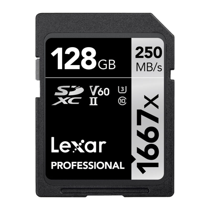 Cartão de Memória Lexar 128gb Cartão Sd Professional 250Mbs