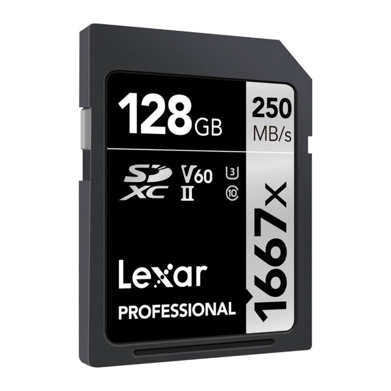 Cartão de Memória Lexar 128gb Cartão Sd Professional 250Mbs